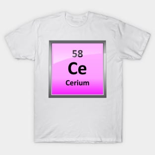 Cerium Periodic Table Element Symbol T-Shirt